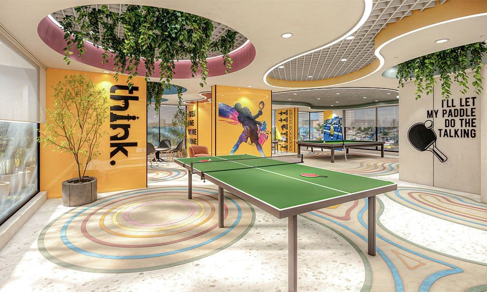 la serein powder-room view